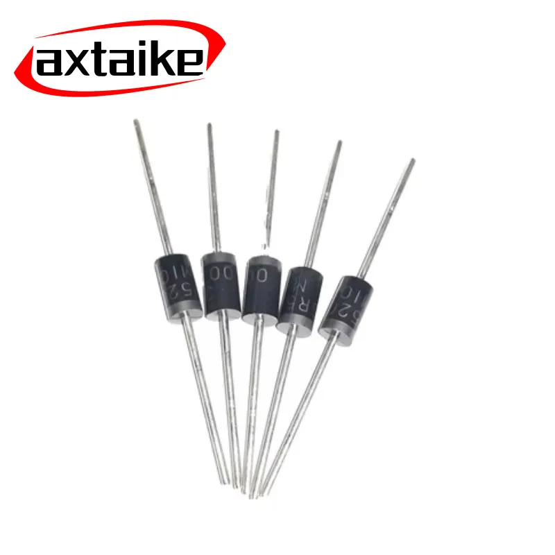 20PCS SR360 SR3100 SR3200 SR540 SR560 SR5100 SR5200 SB3100 SB5200 3A 5A 60/100/200V DO-27 Schottky Barrier Rectifier DIP Diode