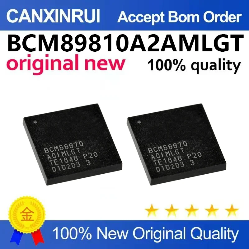 （5pcs-100pcs）Brand new original BCM89810A2AMLGT QFN-48 100Mbps automotive grade Ethernet transceiver chip