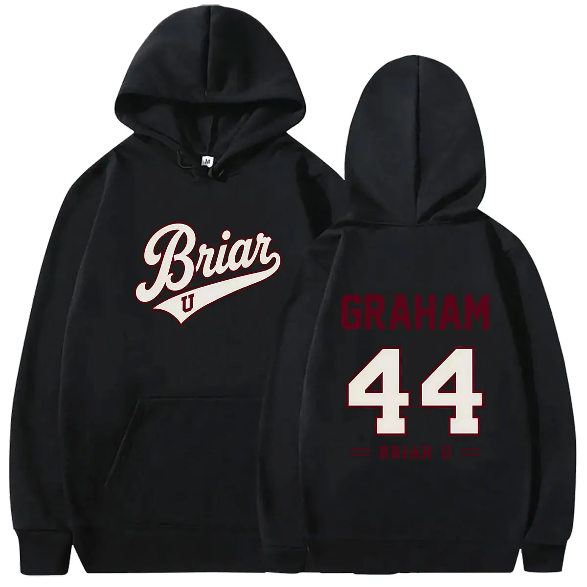 

Off Campus Briar University Hockey Graham 44 Hoodie Fans Gift Men Women Vintage Oversized Streetwear Male Fashion Casual Hoodies