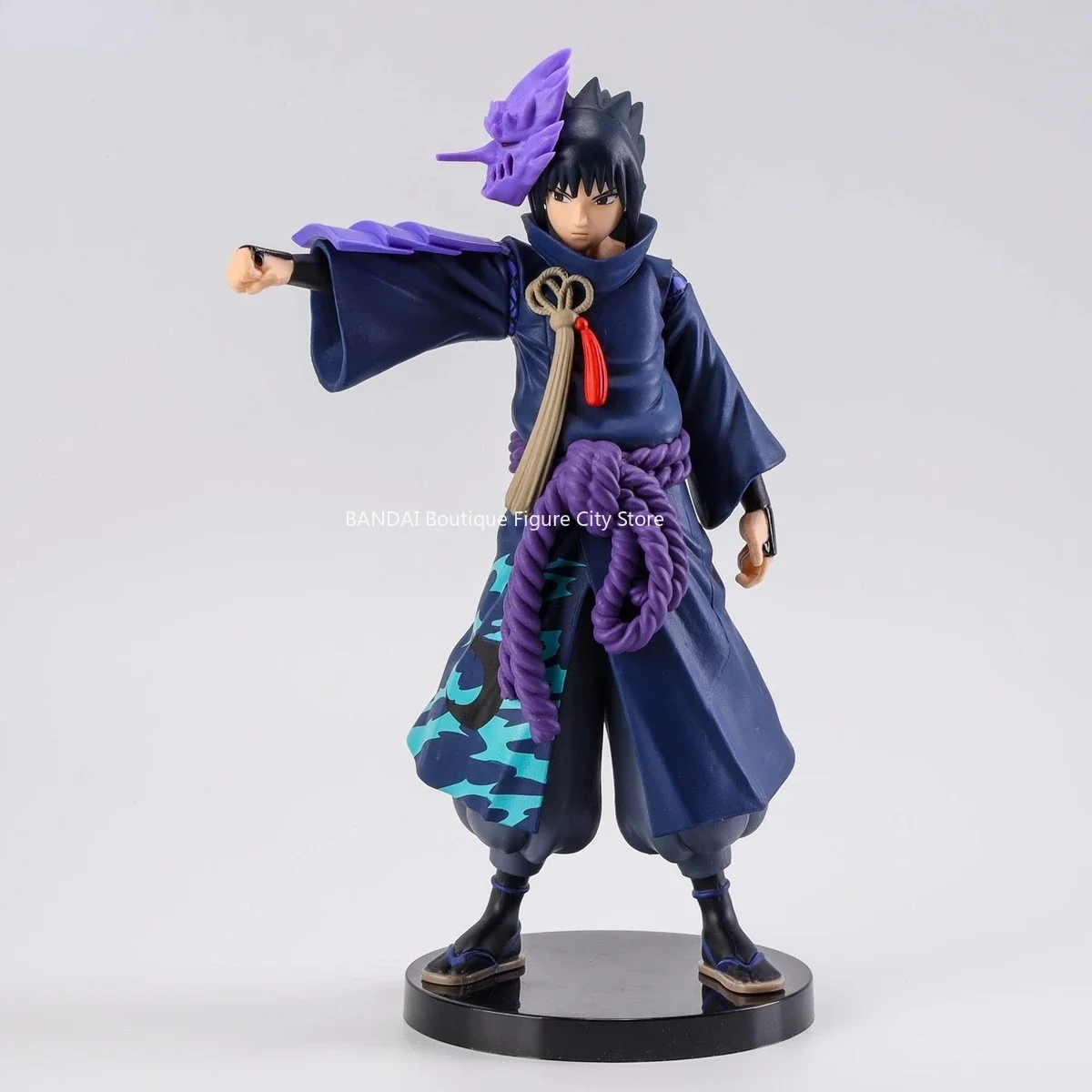 Novo em estoque Bandai Optical Factory 20o aniversário Figura Uchiha Sasuke Action Anime Model Collection