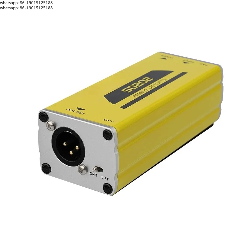 SD202 high-performance passive DI box electric guitar direct connection box effect for high output instruments