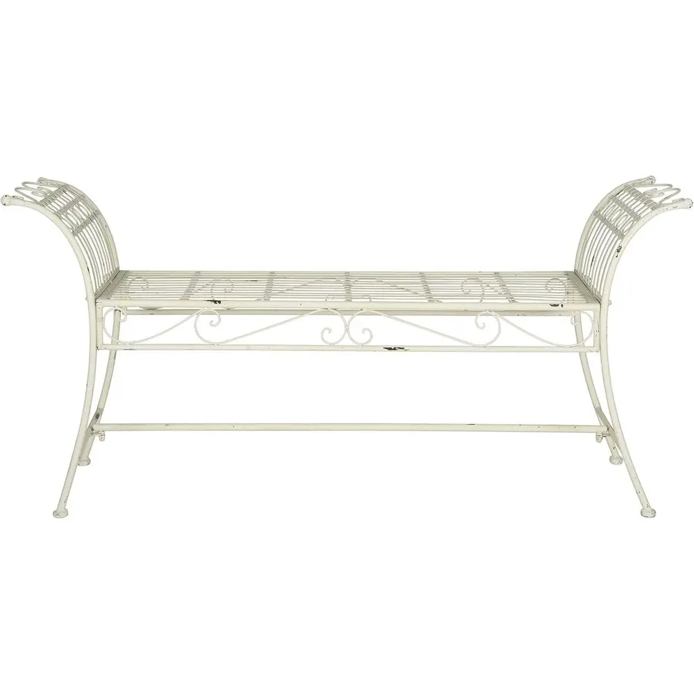 Antique White Outdoor Hadley Bench Collection