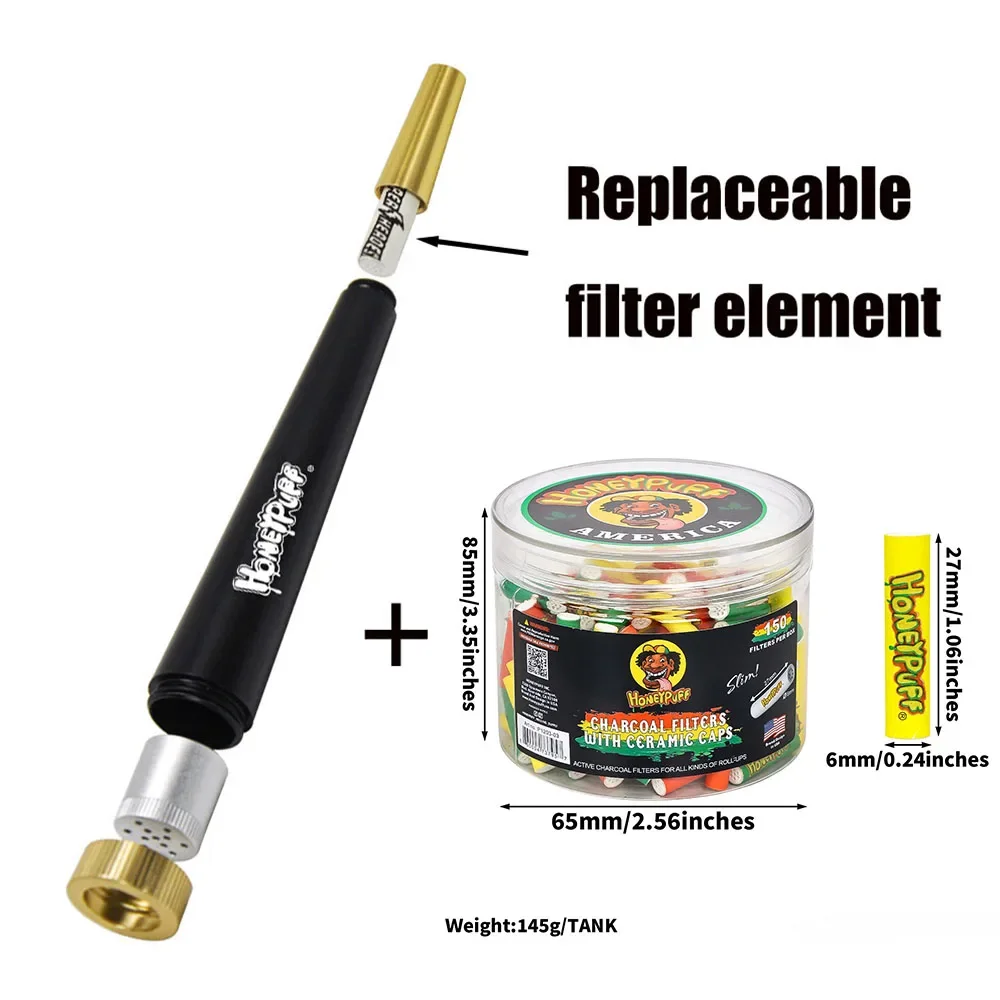150 Pcs 6mm Smoking Pipe Disposable Active Charcoal Filters Set Dry Burning Tobacco Pipes Natural Filter Tips Smoke Accessories