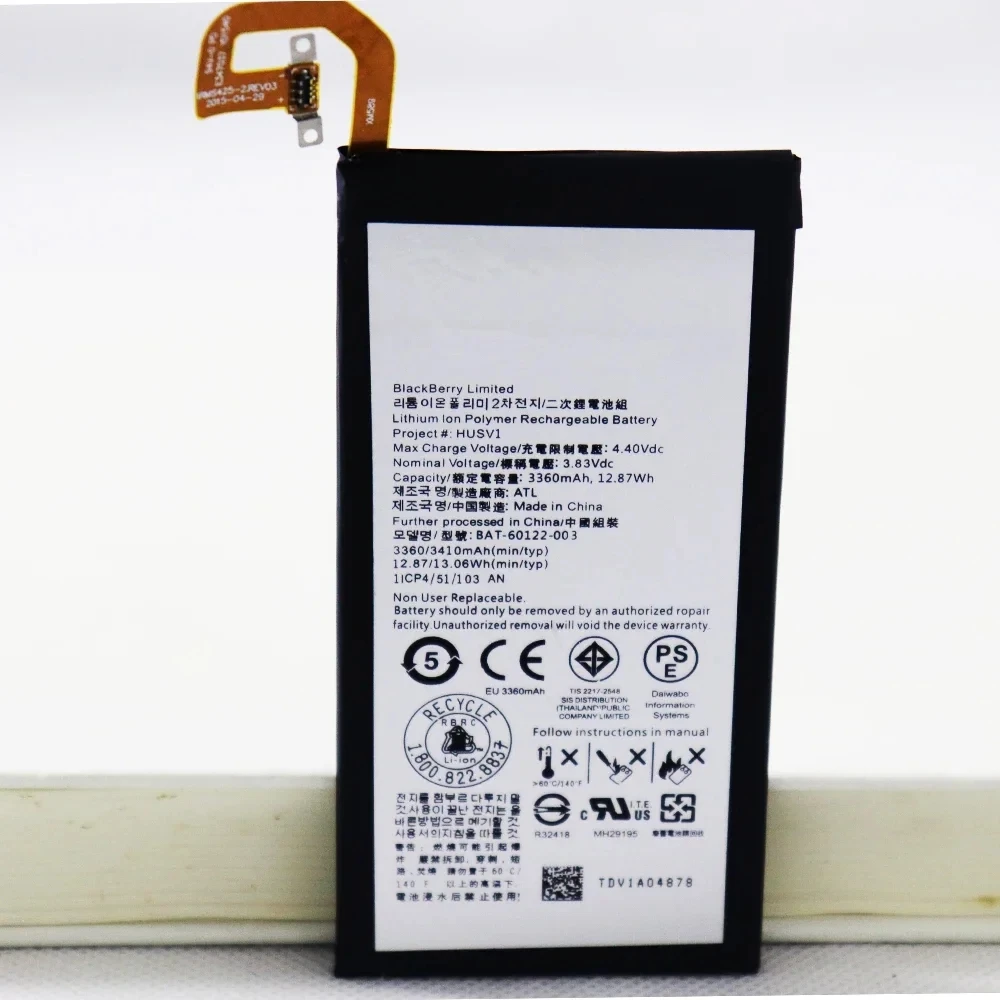 3360mAh BAT-60122-003 Battery For BlackBerry Priv STV100-1/2/3 and HUSV1