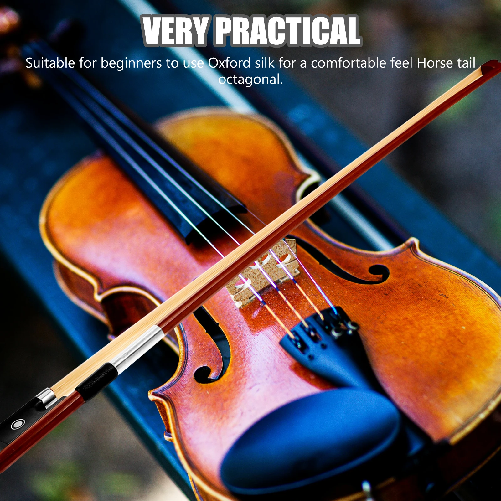

Violin Bow Beginner's Horsehair Corrector Solid Wood Wooden Musical Equipment Accessory Practical Instrument