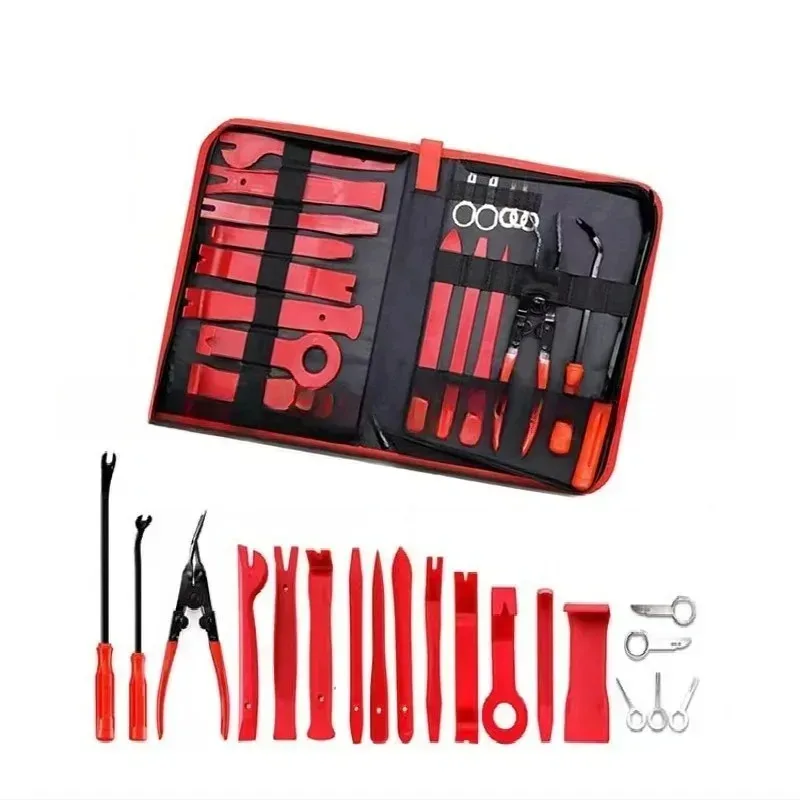 

Набор инструментов для снятия внутренней обшивки автомобиля, 43 шт., набор съемников автомобильных пластиковых зажимов для разборки панели «сделай сам»