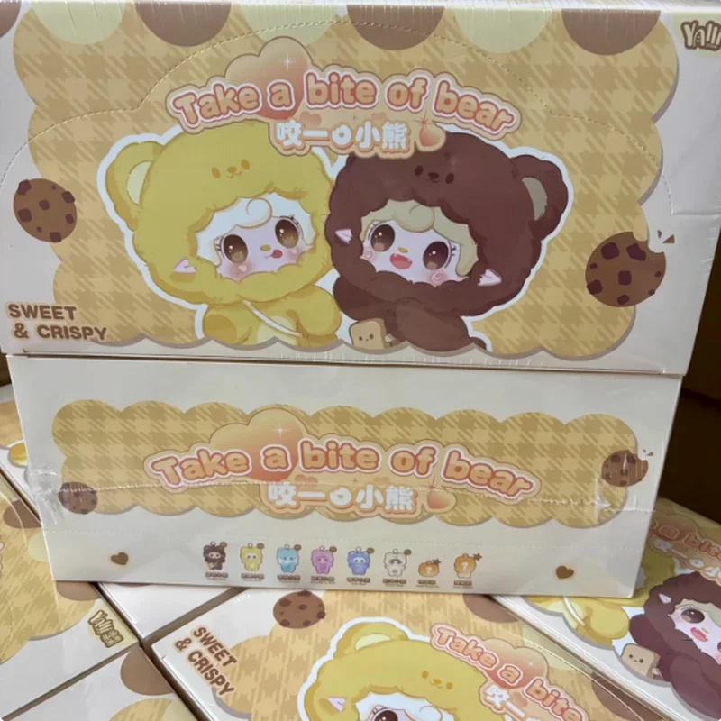 Genuine Cute Bear Plush Toy Mini Blind Box Bedroom Decorative Accessories Collectible Vinyl Face Blind Box Trendy Toys & Hobbies