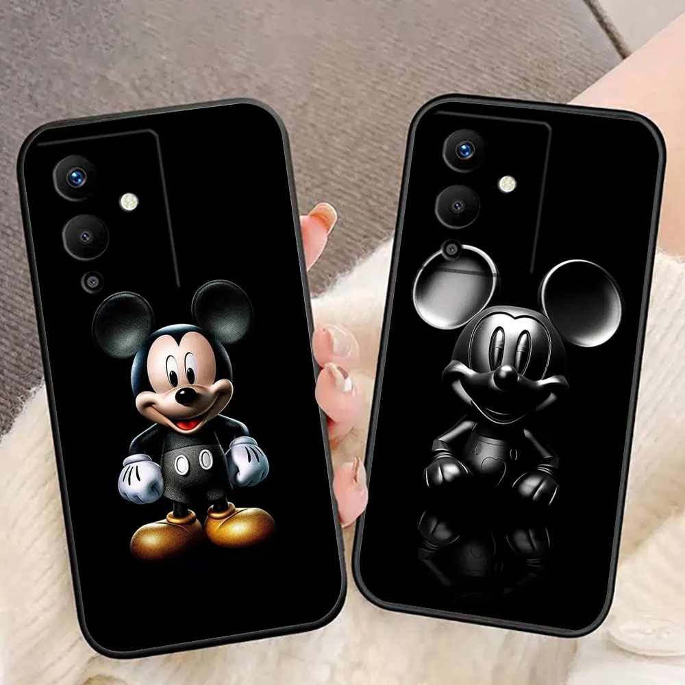 Luxury Disney Mickey Mouse Phone Case For Infinix TECNO POP SPARK GO SMART 5 6 7 8 9 CAMON 15 16 17 20 20C 30C Pro Case Funda