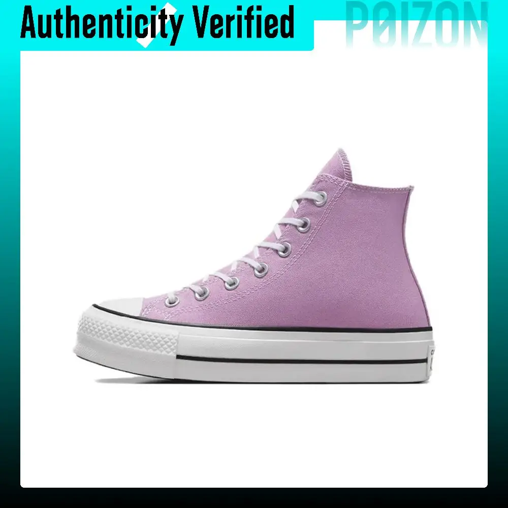 Converse All Star Lift Comfortable High top Canvas Shoes Women's Purple A09392C