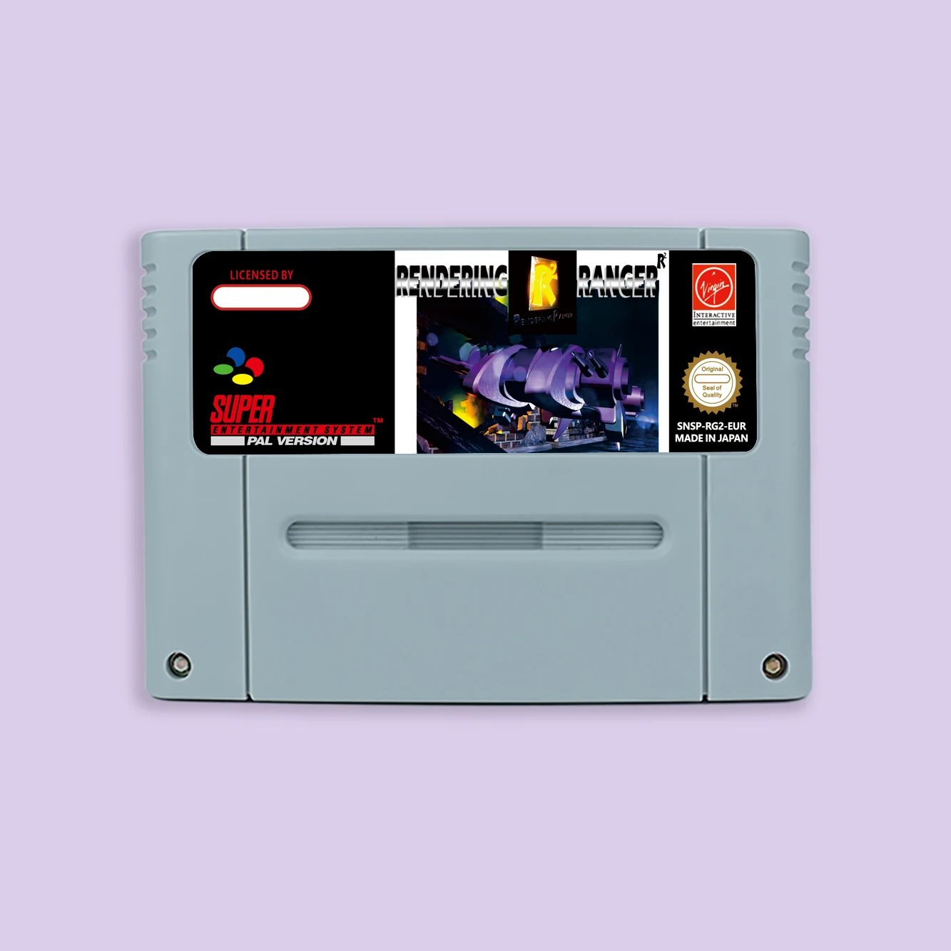 for Rendering Ranger R2 Action Game 16 Bit Card for USA NTSC EUR PAL Version SNES Video Game Console