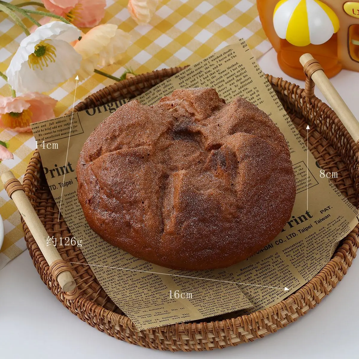 Simulation Brot Künstliche Lebensmittel Bäckerei Dessert Konditorei Shop Hotel Dekor Bagel Croissant Baguette Gefälschte Roggen Brot Modell – Detail 6