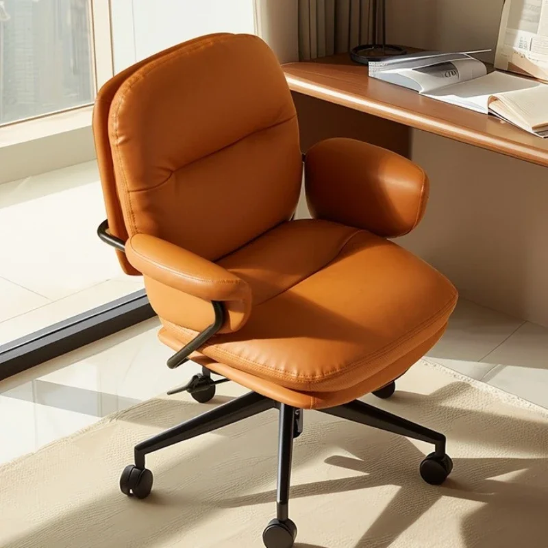 Computer Chair Office Chair Study Chair Leather Swivel Chair Book Desk Chair Bedroom Study Chair sturdy and durable