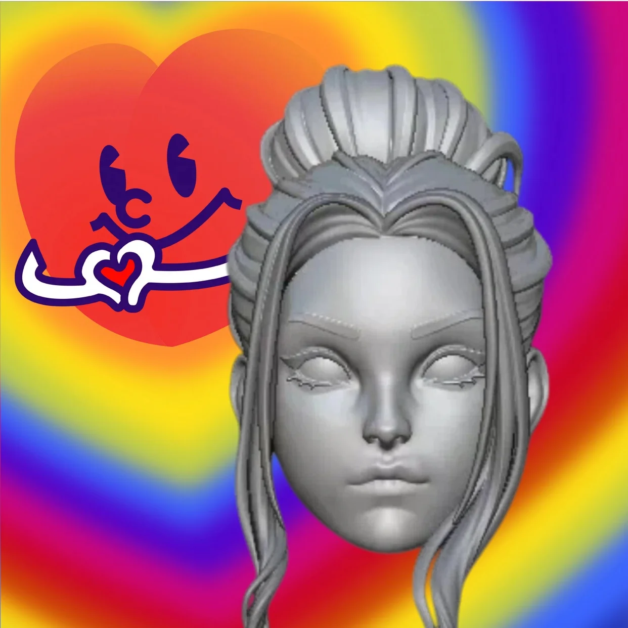 

【Неокрашенный】Женский солдат в масштабе 1/12, элегантная текстура волос, трехмерная многослойная резьба по белой головой для 6-дюймовой фигурки