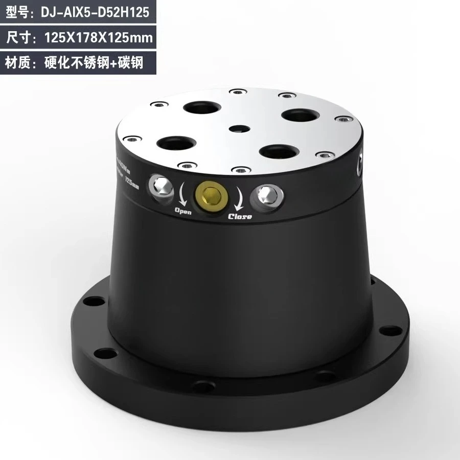Abrazadera Modular Zero Point DJ-AIX5-D52-H43, Accesorio de Bloqueo Rápido en Forma de L para Máquinas CNC de 4 Ejes con 43 mm de Altura