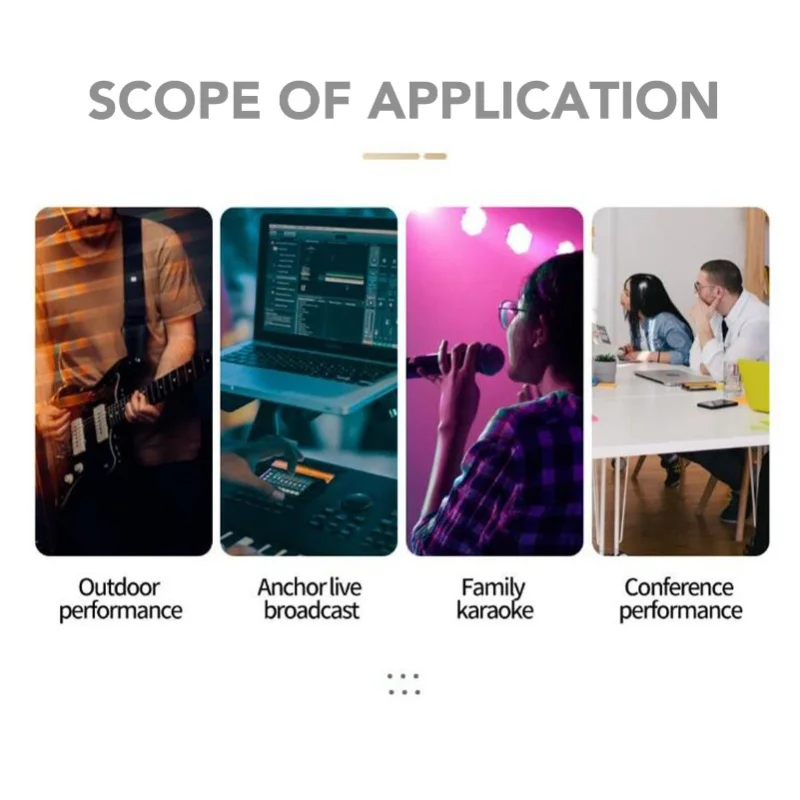 Amplificatore per cuffie Professionale a basso rumore Mini amplificatore per cuffie stereo a 4 canali ad alta potenza per palco da studio 100-240 V US