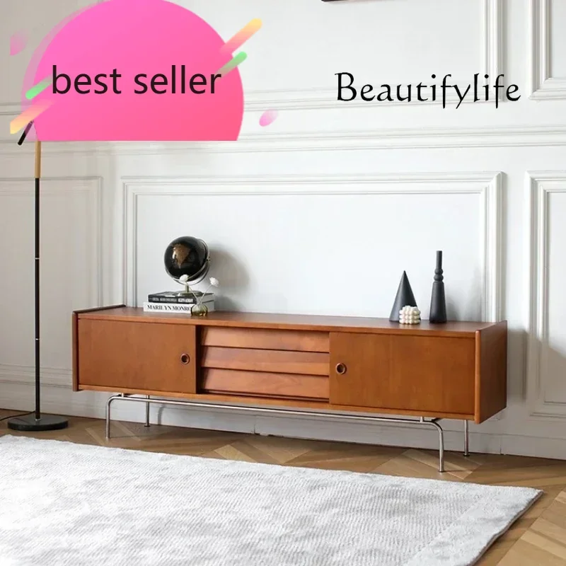 AV خمر حامل تلفاز كلاسيكي عصري تخزين حديث قسط حامل تلفاز تصميم درج تلفزيون Schrank Wohnzimmer أثاث غرفة المعيشة #1