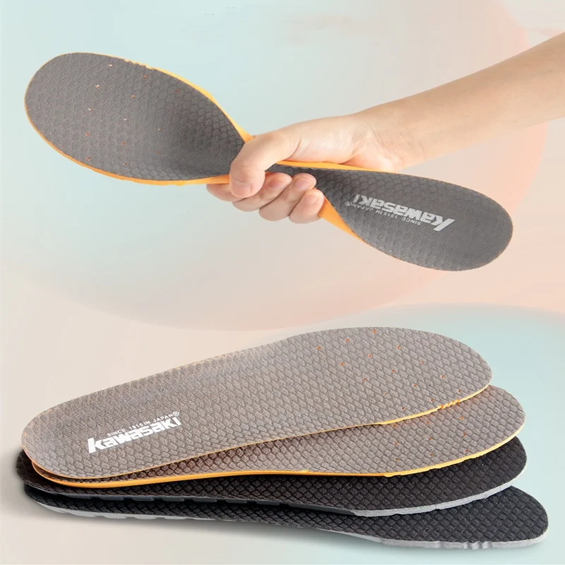 Kawasaki Non Slip Breathable Shoe Insole Shock Absorption Insole Suitable for Kawasaki CFT-22 CFT-27 Badminton Shoes Sneakers