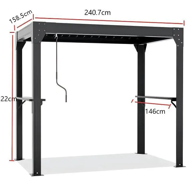 

Garden Household Barbecue Venetian Barbecue Canopy Outdoor
