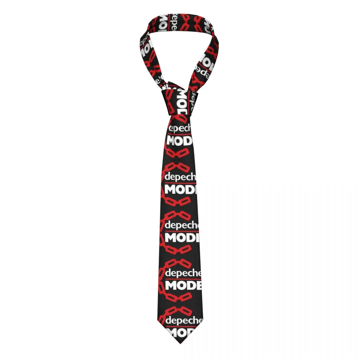 Depeche Cool Mode Electronic Rock Necktie Men's Customized Silk Neck Tie for Business