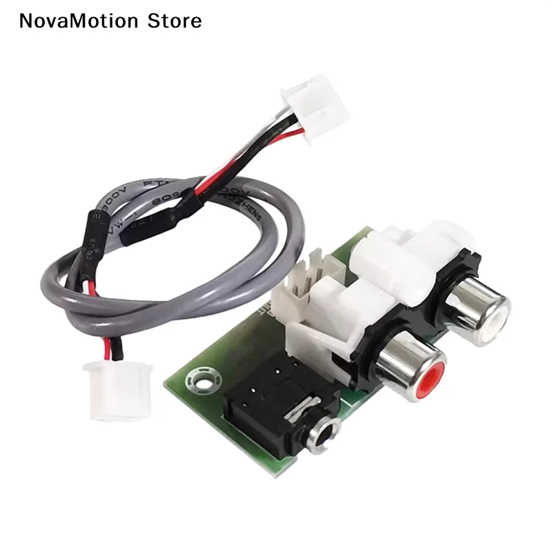 [NM]3.5MM Audio Socket Dual AV Socket Input To XH2.54-3P Output Adapter Small Board For Audio Cable Socket[NM]