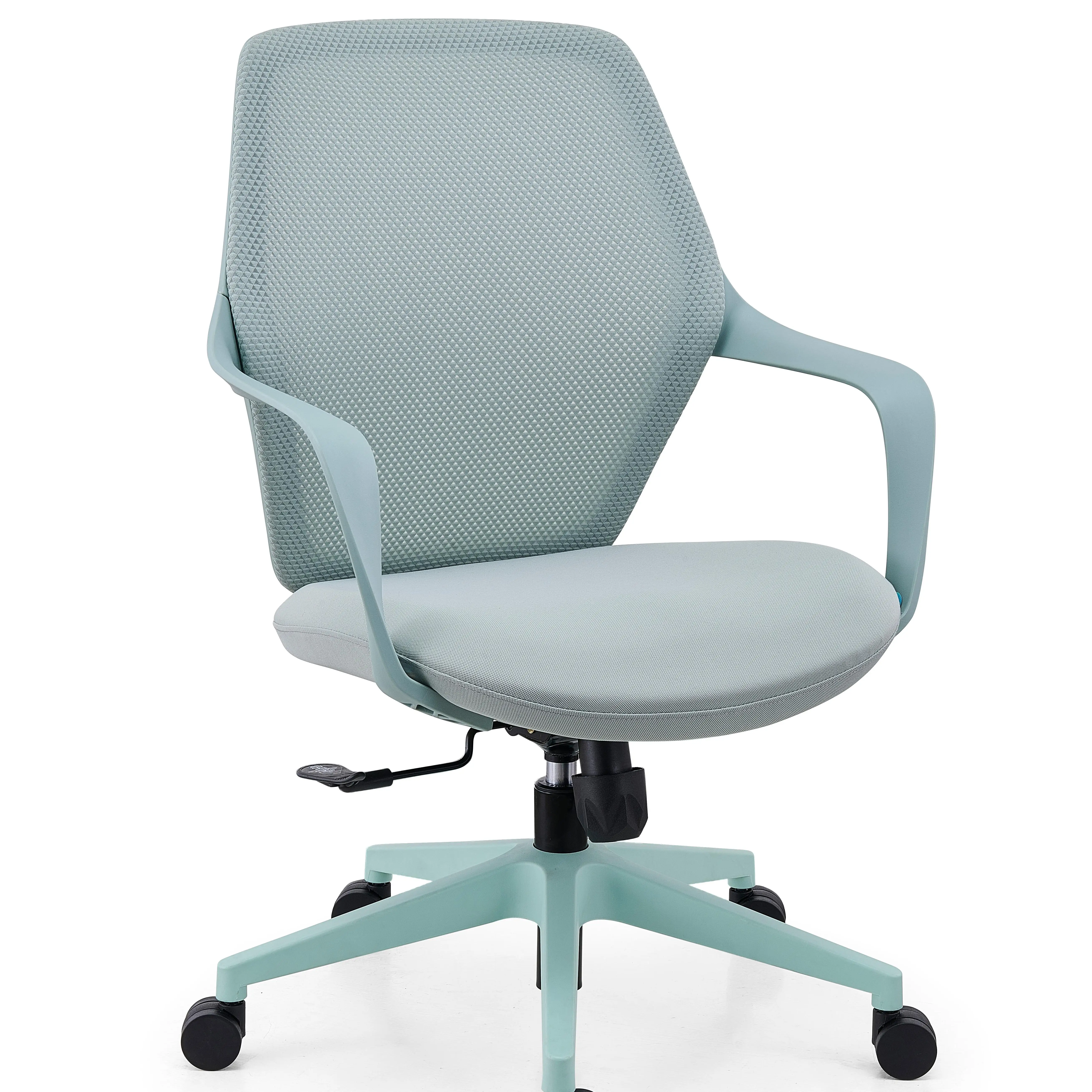 

xx- Modern Executive Leather Mesh Swivel Office Chair Adjustable Height Metal Base Customized Color Size for Living Room^