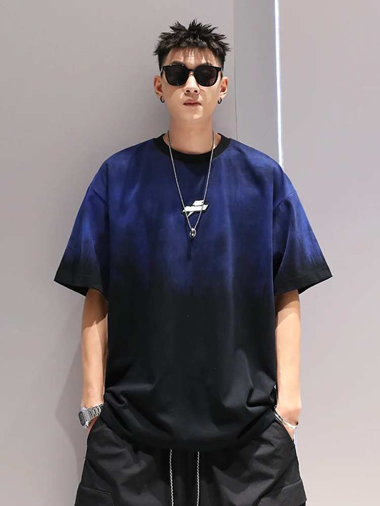 

Мужская летняя футболка больших размеров с принтом adient, свободная посадка ort Sve Crew Ne, хлопковая антибактериальная одежда