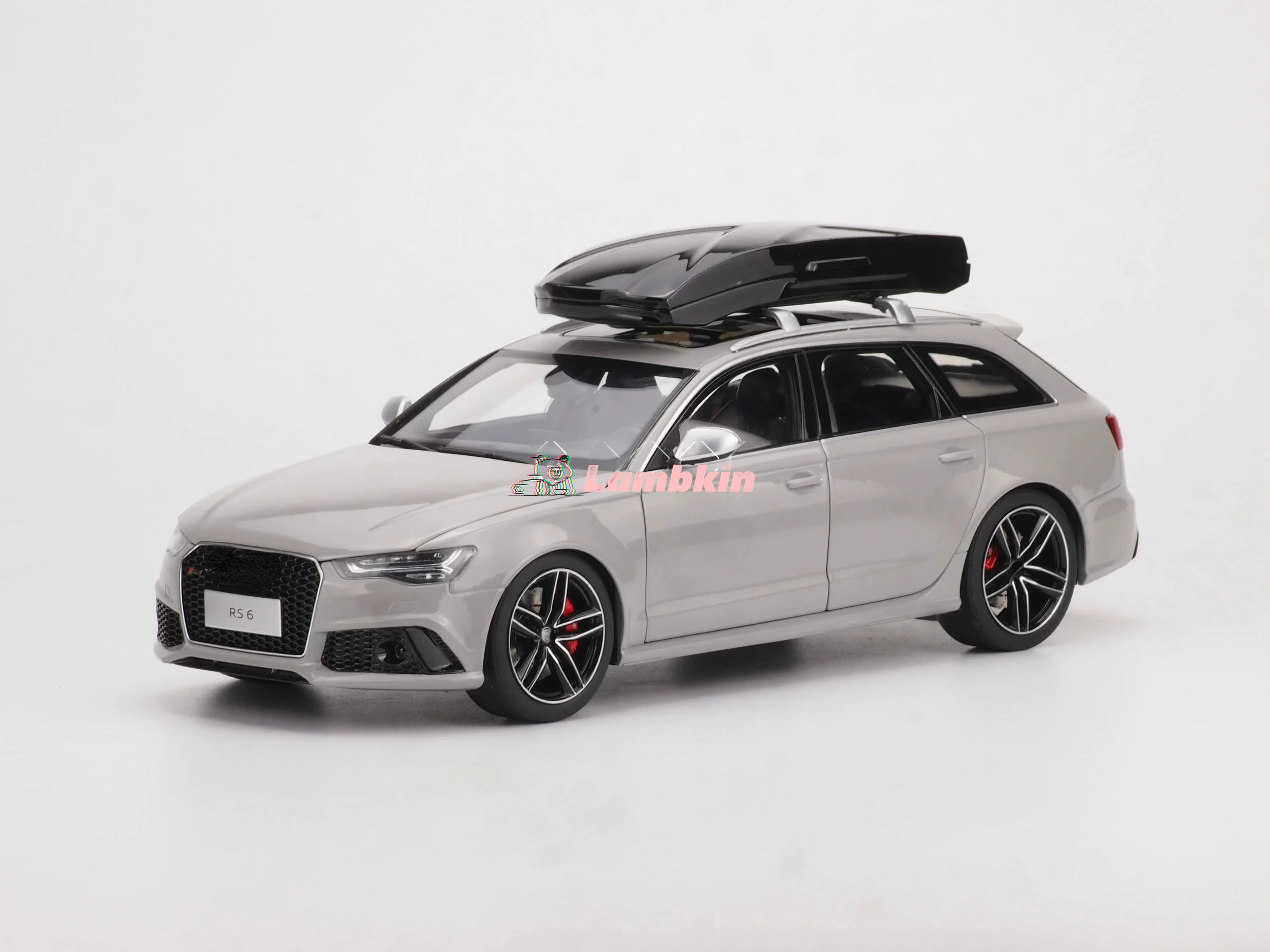 Model Decoration 1:18 Car Model For WELL RS6 AVANT C7 Tile Car Alloy Openable