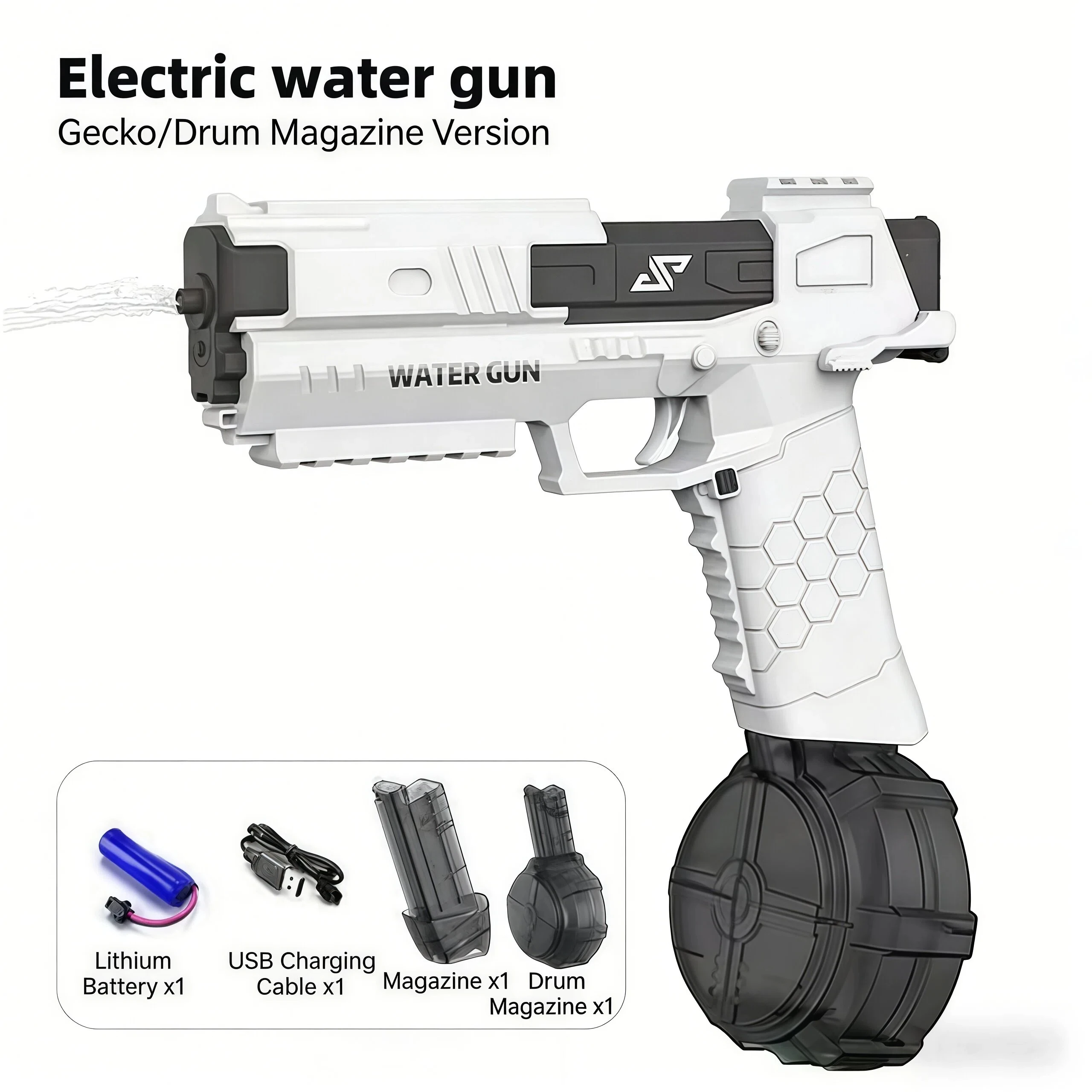 

Электрический водяной пистолет, автоматический бластер с большим радиусом действия и большой емкостью, водные пистолеты для летних игр на открытом воздухе