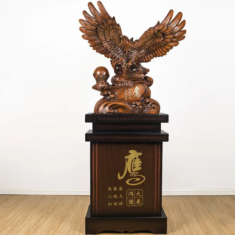 

Grand Eagle Ornament Office Floor Decoration Opening Housewarming Gift