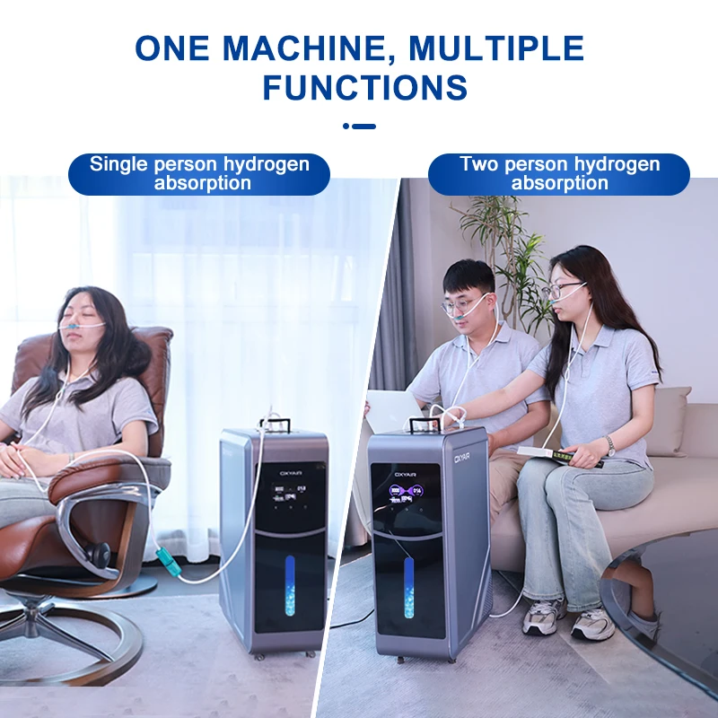 PEM Brown Générateur HHO Inhilation 1800 ml Machine d'oxhydrogène Thérapie par hydrogène 3000 ml Générateur d'hydrogène moléculaire