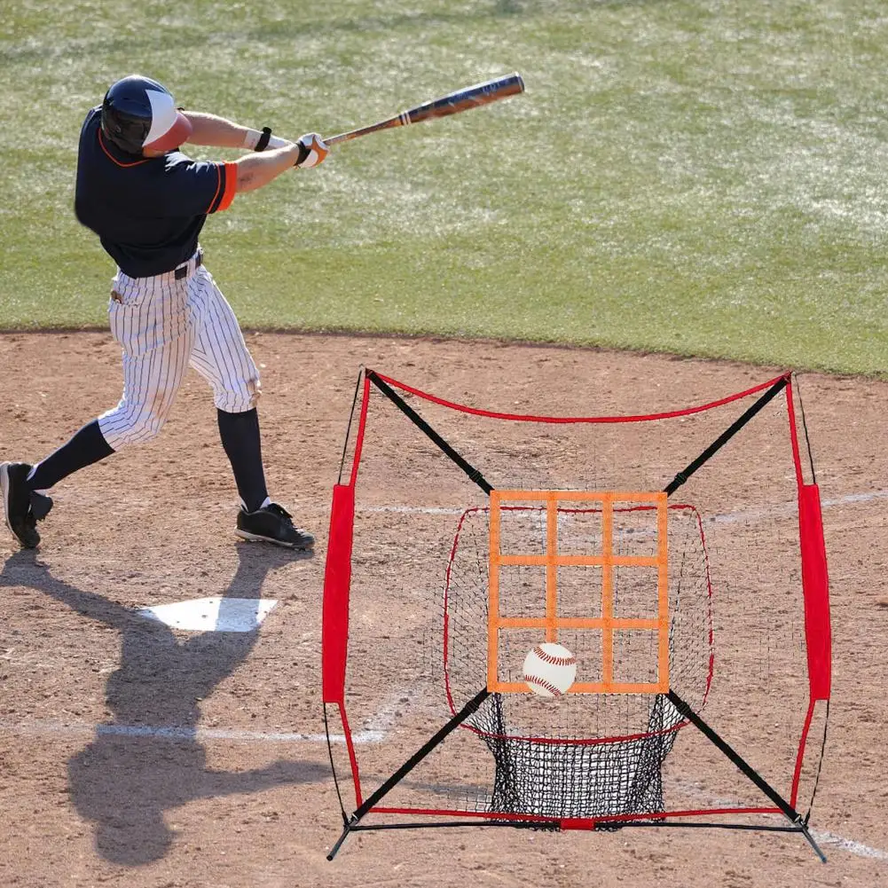 

Baseball Target Net Baseball Training Net Enhance Pitching Accuracy with Adjustable Baseball Strike Zone Target for Throwing