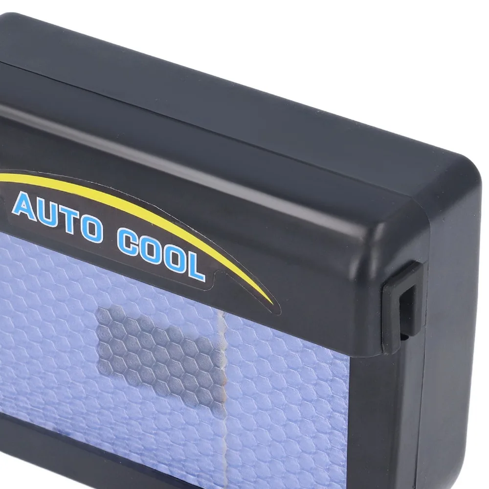 Energy Saving Easy Installation Car Exhaust Fan Portable ABS Solar Powered Car Fan Automobile Ventilator Summer Driving