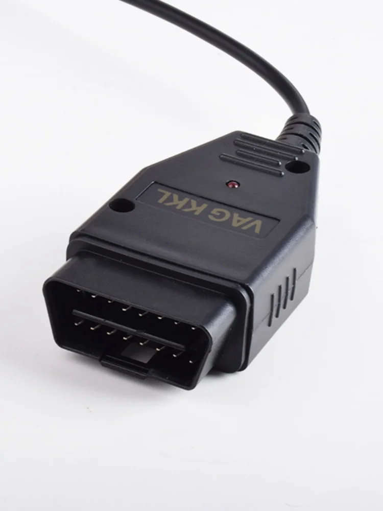 USB VAG‑COM KKL409.1 OBD2 Diagnostic Scanner Cable with FT232RL Chip, Car OBDII Fault Code Reader Adapter for V‑W Au‑di Skoda Seat Auto Vehicle Diagnostic Tool