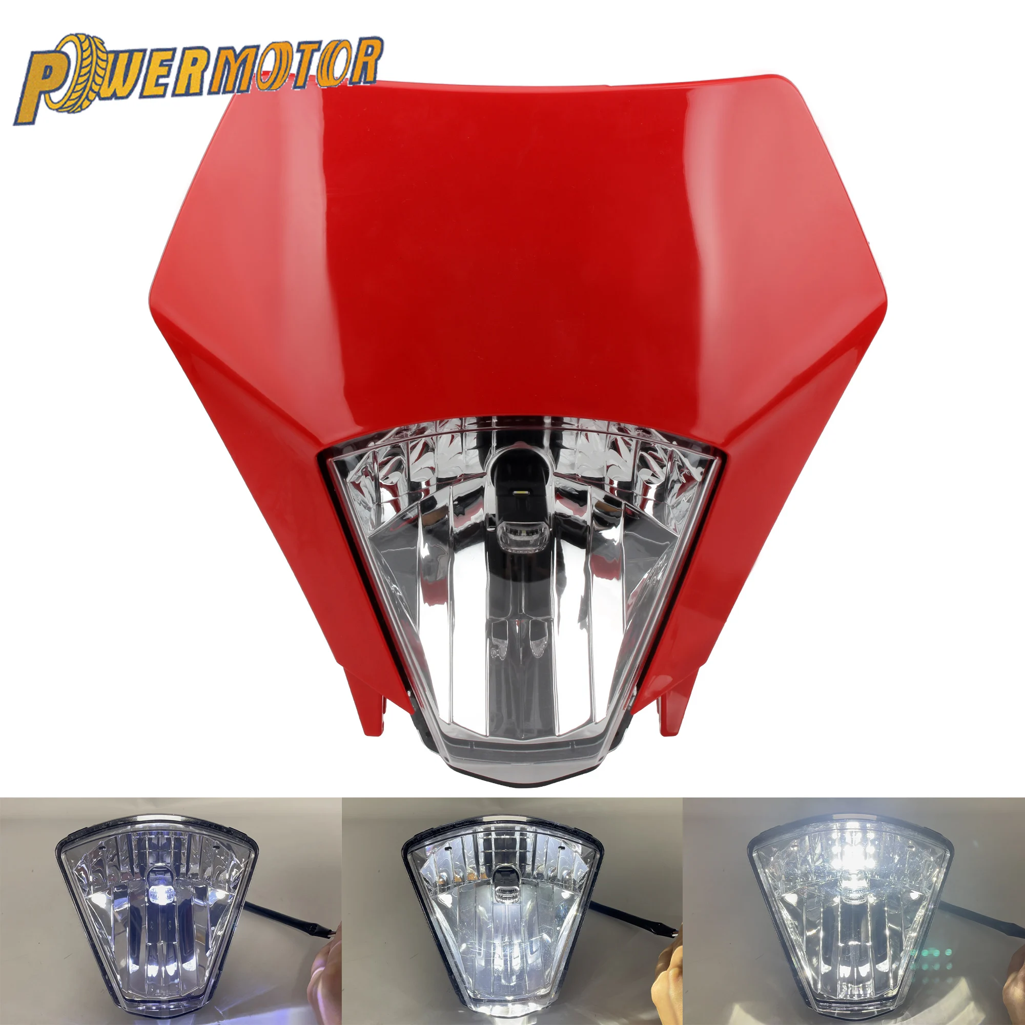 

Motorcycle LED Headlight Fairing 2024 Motorbike Dirt Bike Head light For GASGAS EC 300 EX EC 350F 400F 450F 500F Moto Parts