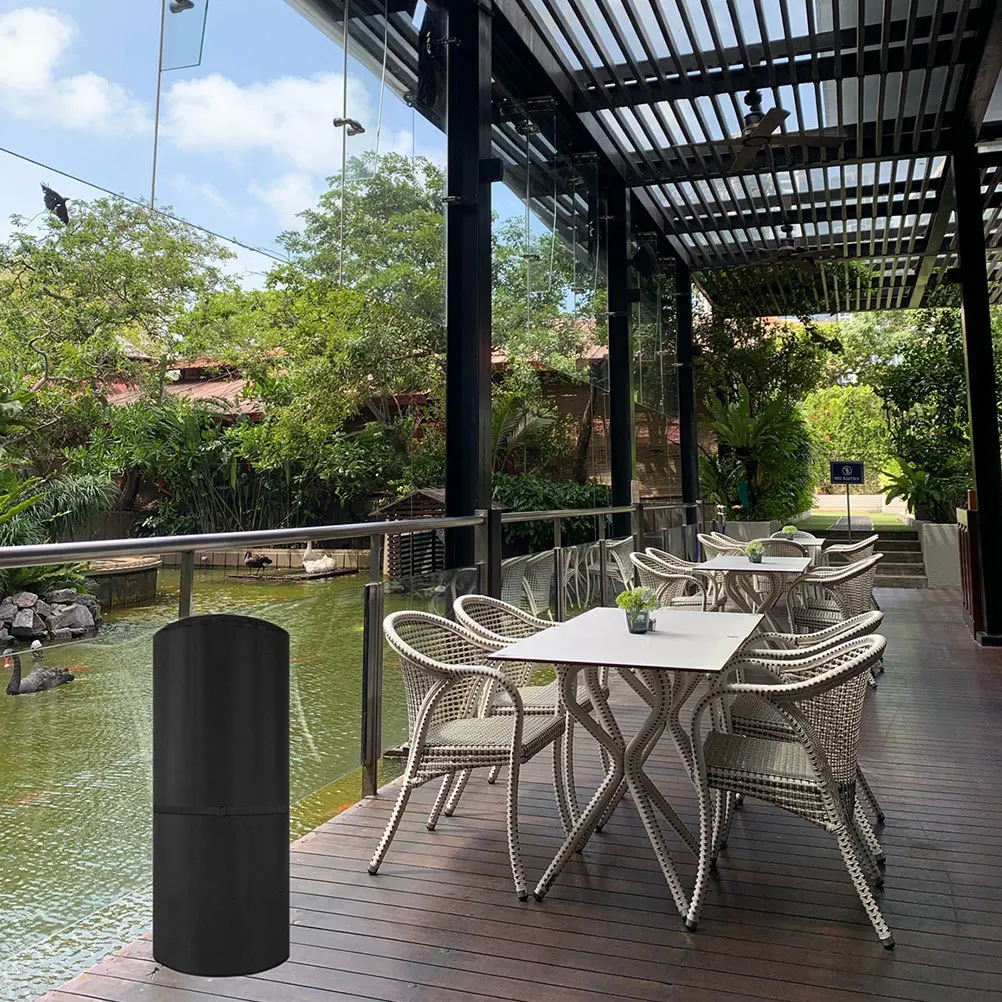 

Heater Cover Oxford Fabric Waterproof Heavy Duty Outdoor Garden Patio Heater Protector Dustproof Windproof Rain Snow Frost