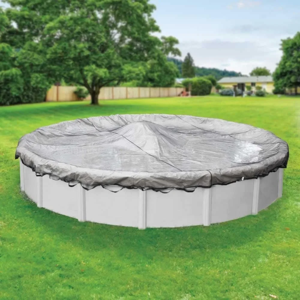 Premium Leaf Net for Round Above Ground Swimming Pool Covers, 24-ft. Round Pool Suitable for outdoor courtyards