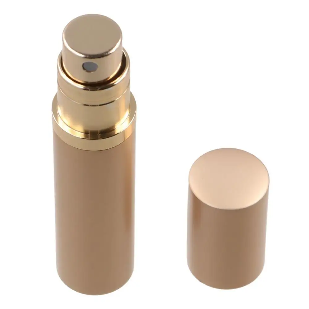 5ml Bottom Filling Perfume Bottle Nano Nozzle Fine Mist Spray Bottle Refillable Bottle Aluminum Travel Perfume Atomizer