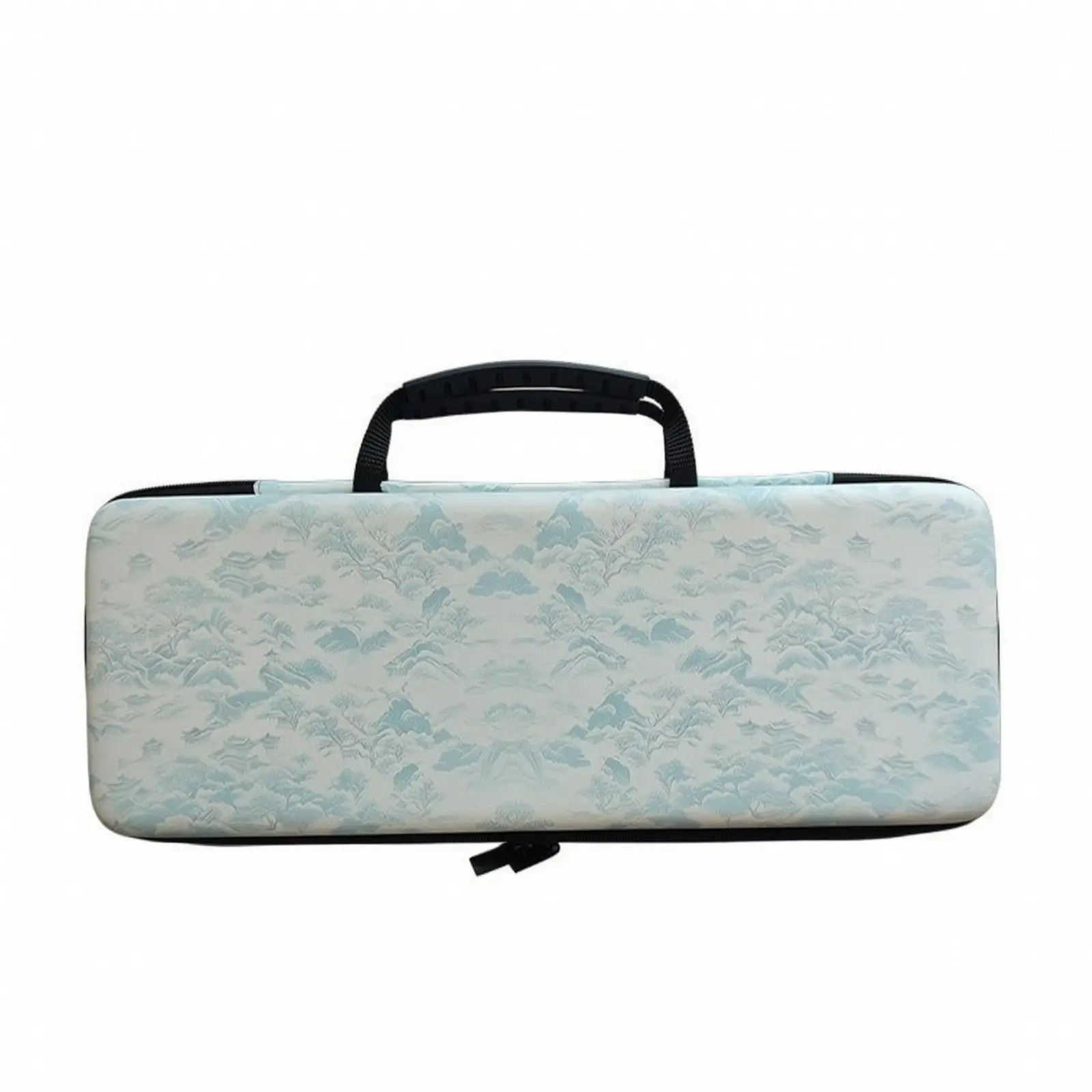 Compact Electronics Storage Case for Mechanical Keyboard Mouse and Beauty Devices with Sturdy Handle Design
