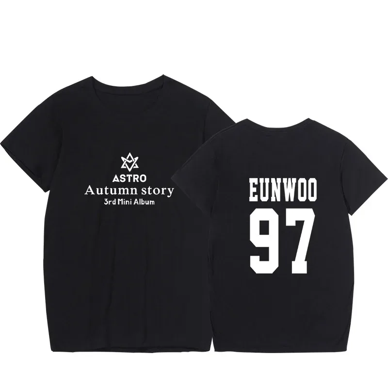 

Women's ASTRO Short Sleeve Shirt, Kpop, Rocky, Moon Bin, JIN, Eunwoo, Yoon, San Ha, Summer T, Fans, clothing AROHA