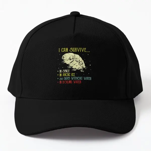 Czapka z daszkiem Microbio Czapka z daszkiem w stylu Vintage Science Tardigrade Czapka Czapka czarna Czapka typu Snapback ryby chłopcy w jednolitym kolorze Sport wiosna Maska