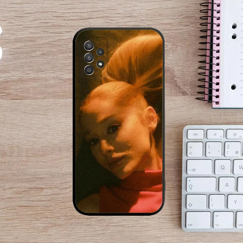 A-Ariana Eternal Sunshine G-Grandes Phone Case For Samsung Galaxy A13,A21s,A22,A31,A32,A52,A53,A71,A80,A91 Soft Black Cover