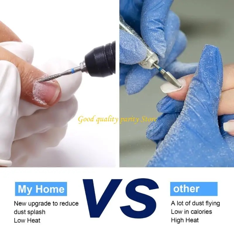 M4YA Tool Electric Manicure Brill Bits Bits Multifurize Pieces Stoping Storage Case armazenamento