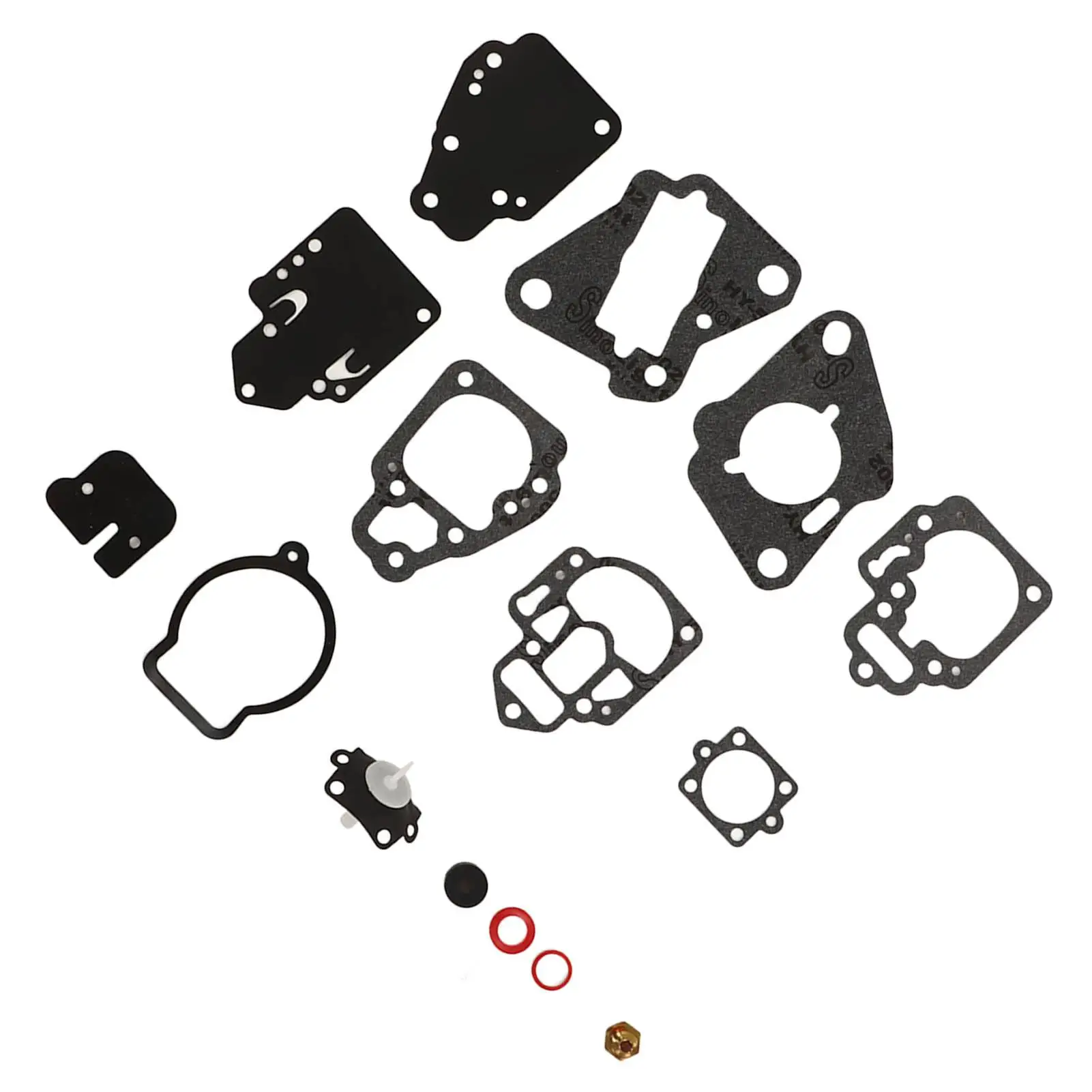 Carburetor Repair Gasket Kit 1395 97611 Metal Rubber for 6 25hp 2Cylinders