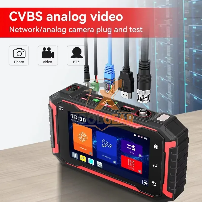2026hotsale* IP Tester 8K IPC PoE Tester 5.5 Inch Touch Screen CCTV Tester with WiFi NF-IPC725