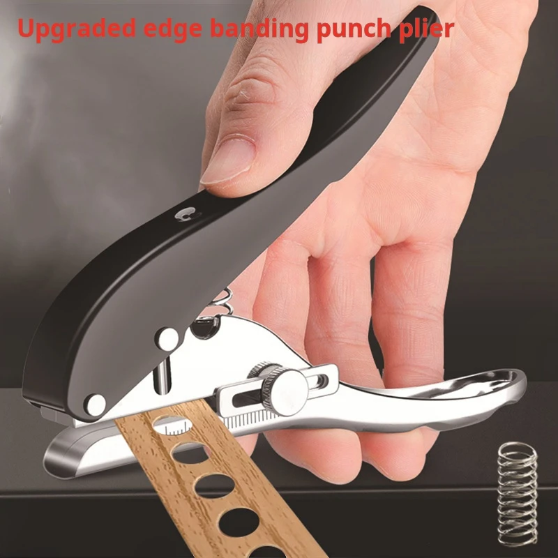 Carpentry Edge banding strip Hole Punch PVC plastic seal Punching tool Countersunk Hole Edge banding Punch pliers