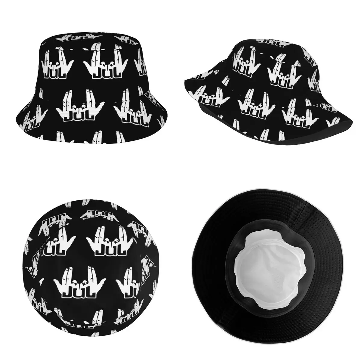 Summer Beach Vacation Getaway Headwear Jul Sign Accessories Bucket Hat Unique Teen Rapper Hot Sun Hat For Outdoor Sports