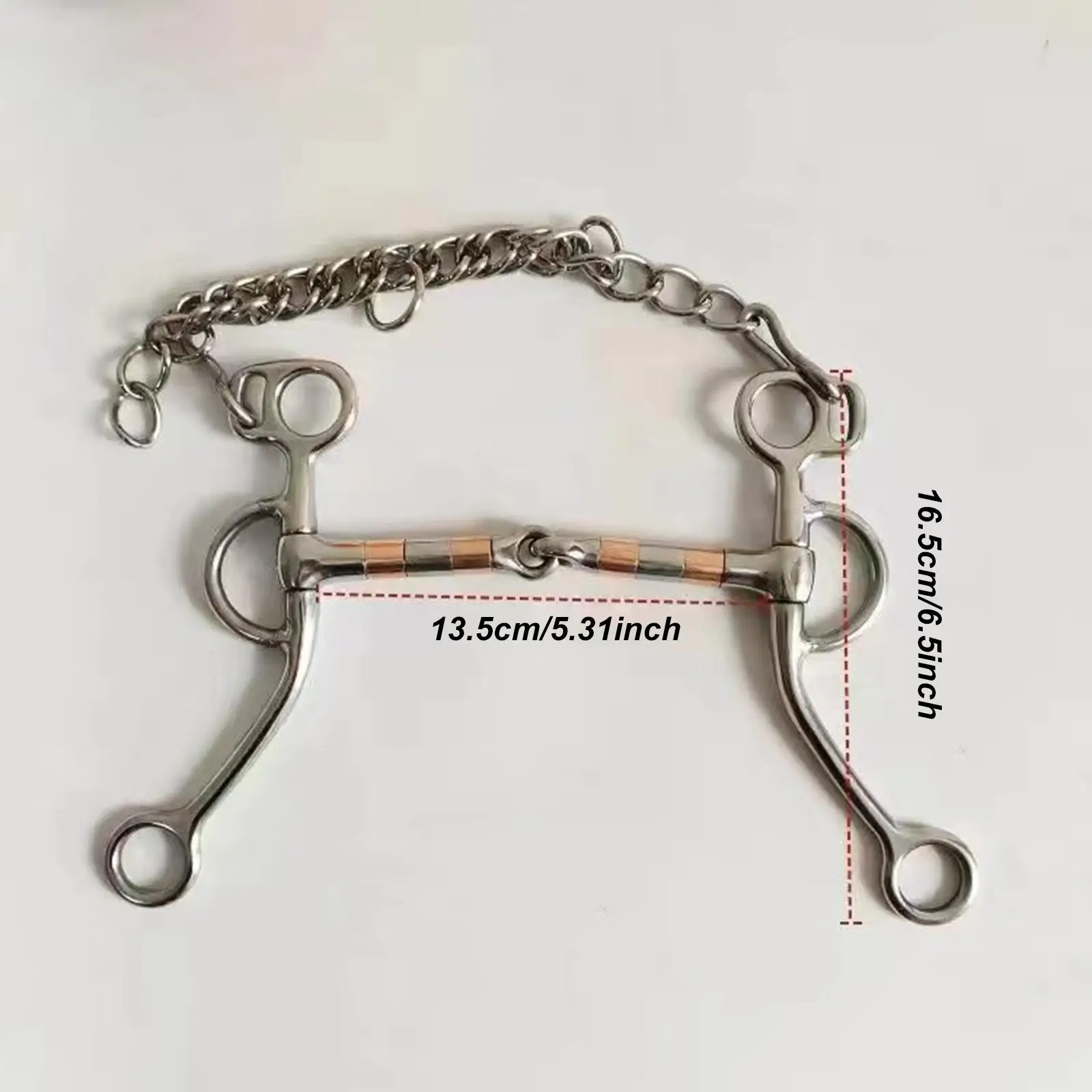 

Вращающийся уздечный бит из нержавеющей стали для лошадей, снаряжение для верховой езды на открытом воздухе, товары для ухода за лошадьми