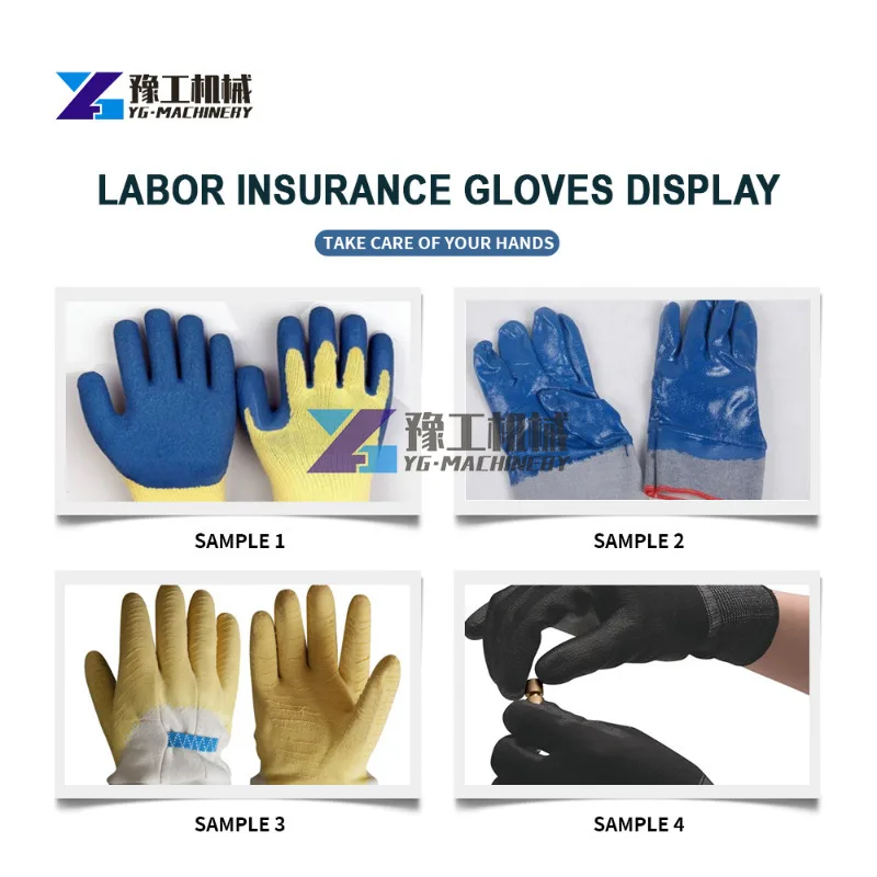 20000 Pcs Per Day Computerized 13g Gloves Knitting Machine Labor Glove Dipping Machine