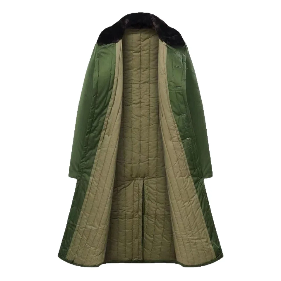 Veste longue de chasse pour hommes, Parka à capuche, manteau polaire thermique en coton épais, pardessus imperméable coupe-vent pour l'extérieur, hiver