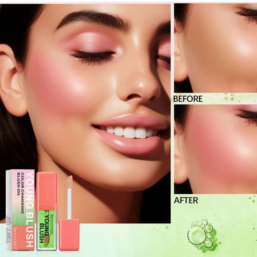 Girly Rosiness Blush Radiant Cheeks Long-wearing Liquid Blush for Women Dewy Glow Smooth Matte Finish Prevents Dryness Lady